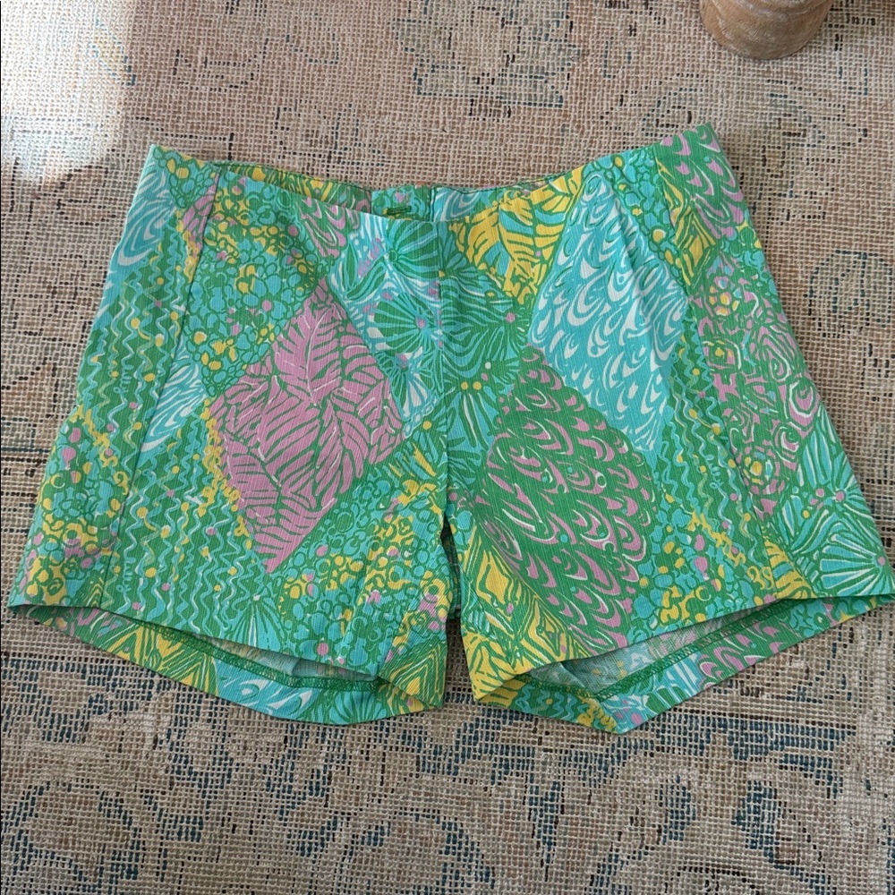Lilly Pulitzer Deenie 5" Shorts Sun Dance Print Multicolored Abstract Print